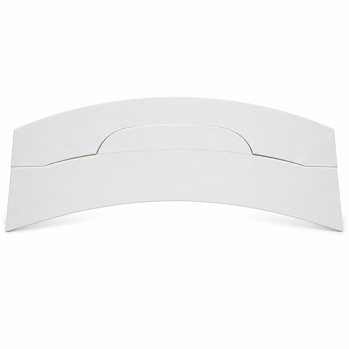 White three-way wing collar support