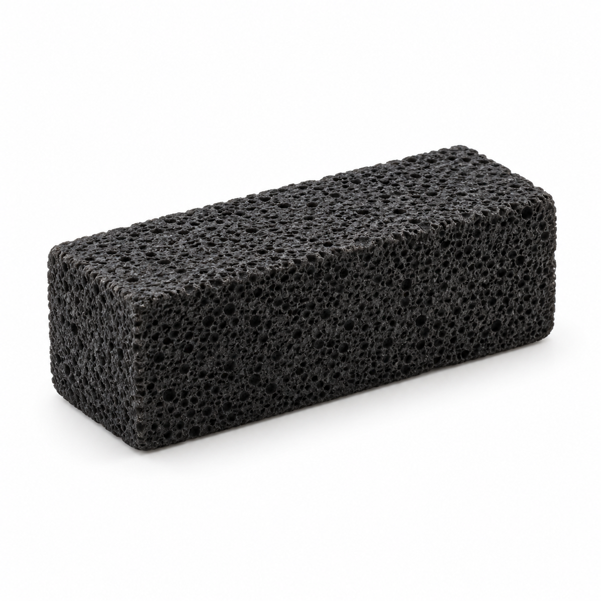 Black fuzz-remover stone — product illustration
