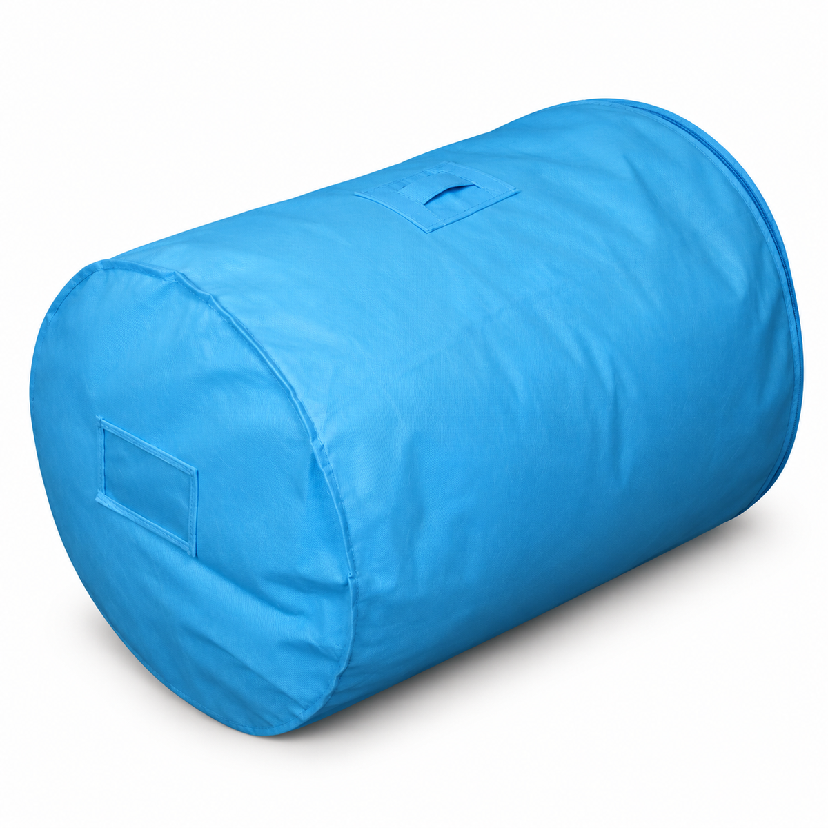 Large blue non-woven duvet service bag — product illustration