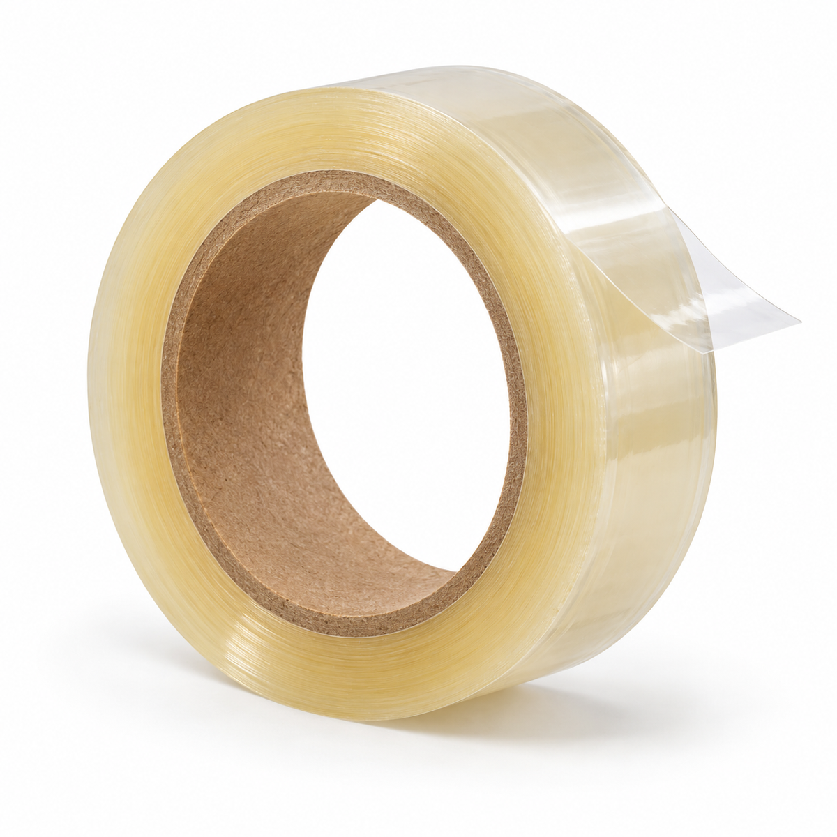 Clear 19mm adhesive-tape roll — product illustration