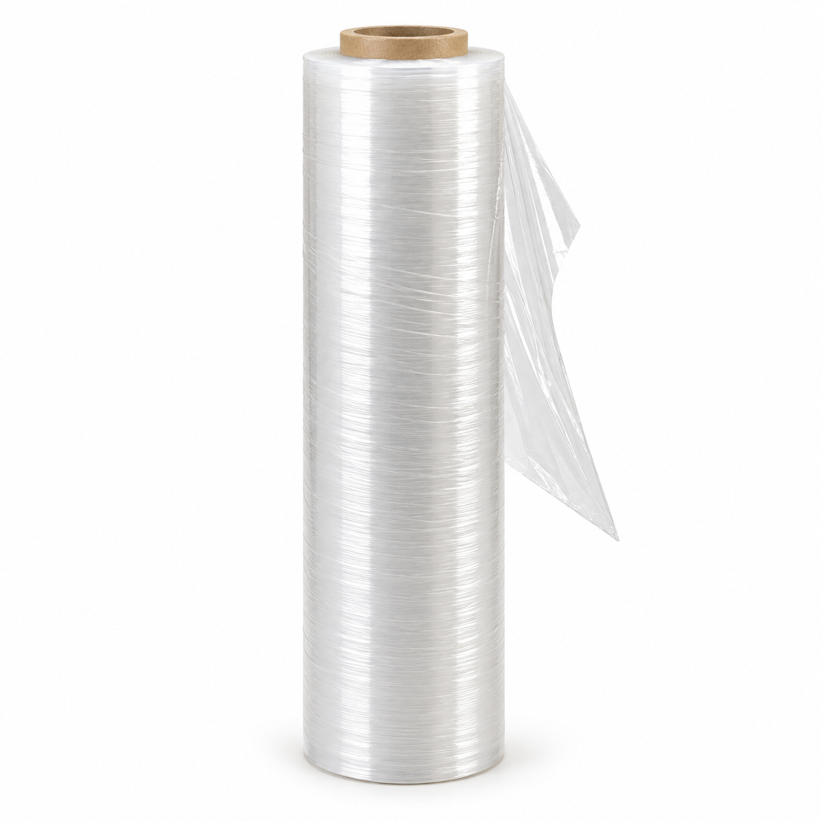 Clear packaging-film roll — product illustration