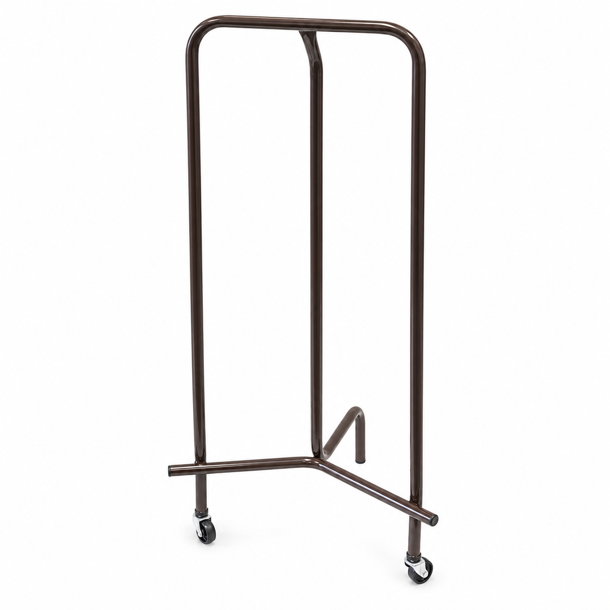 Tubular metal mobile coat-hanger tidy — product illustration