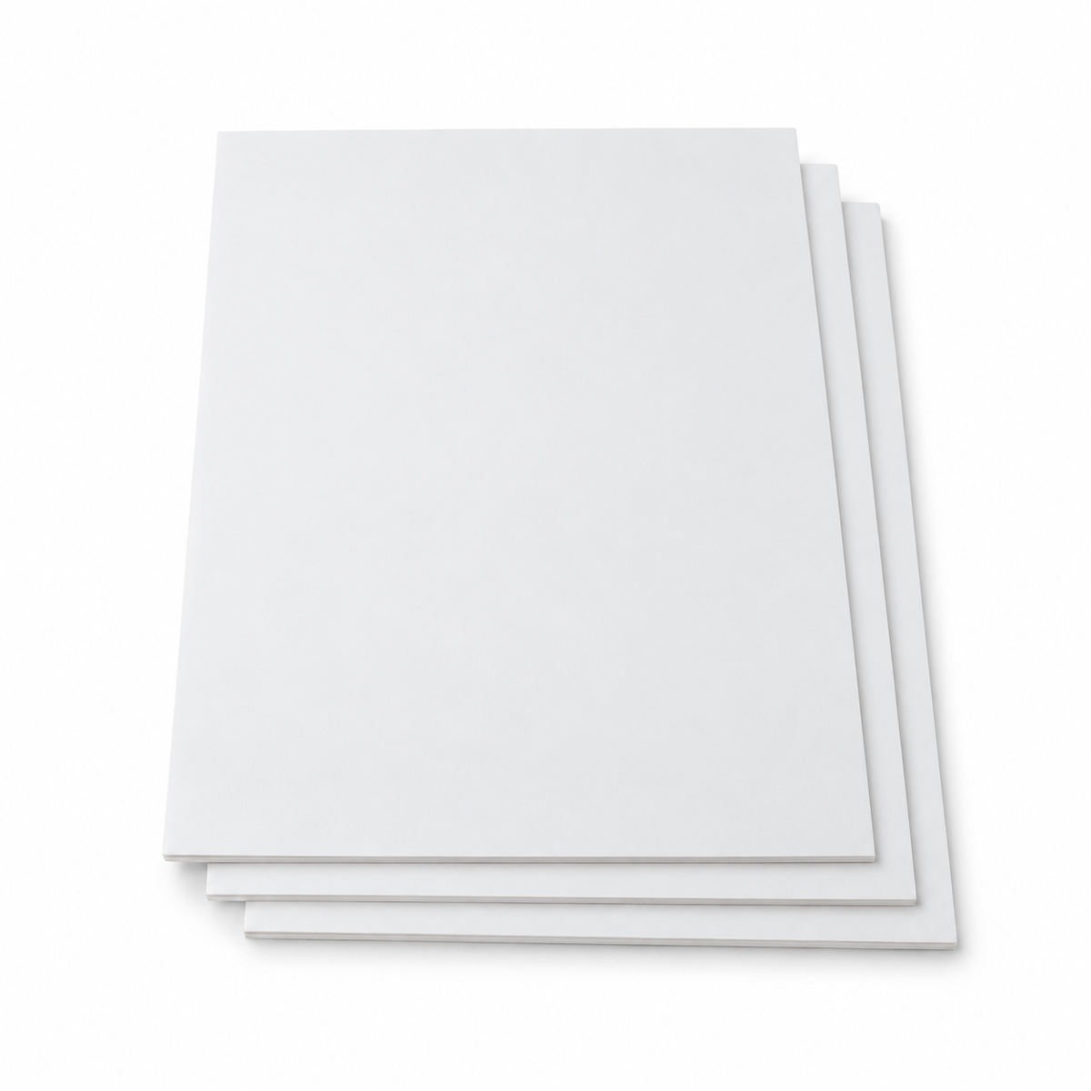 Plain rectangular shirt board 9.5 × 14 inches — product illustration