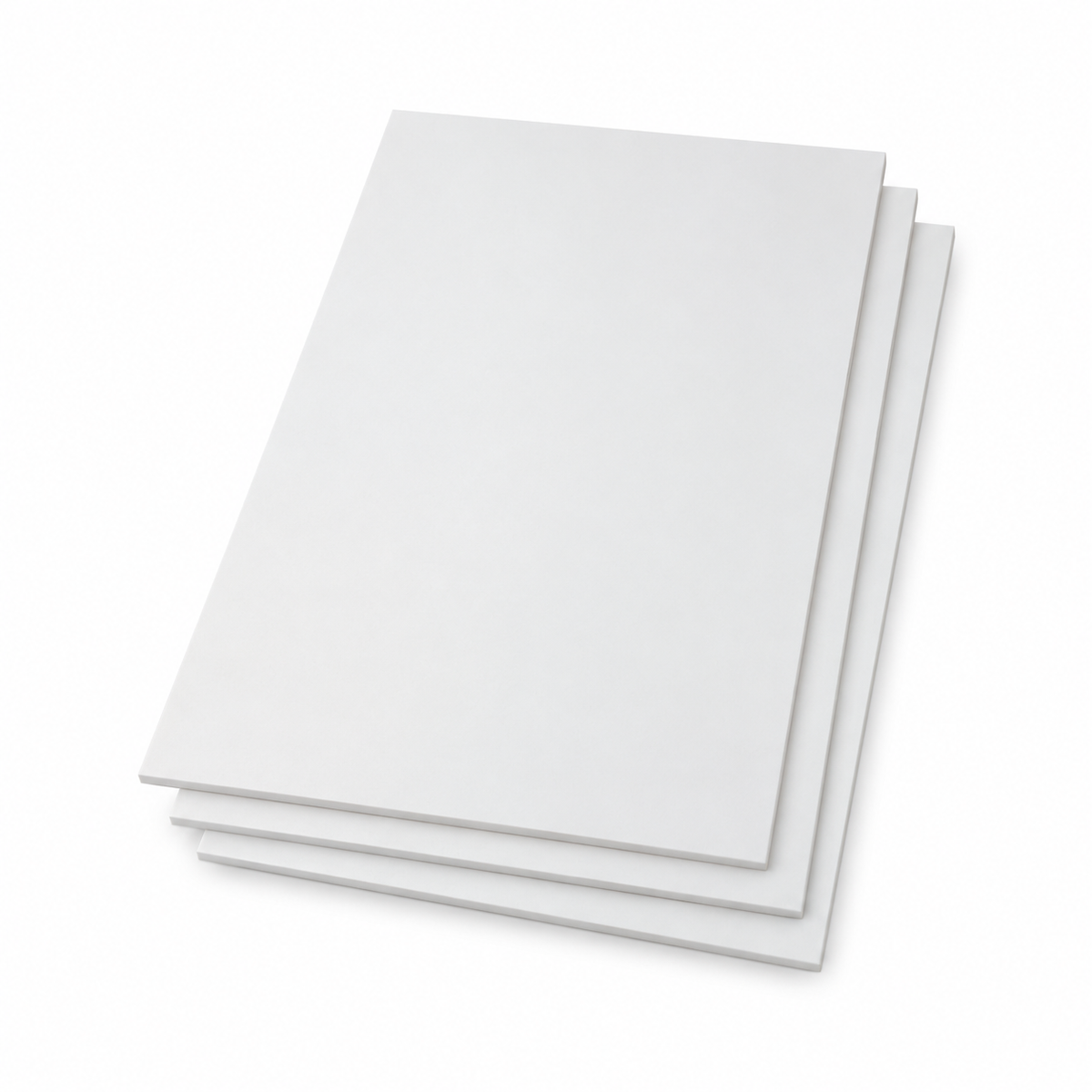 Plain rectangular shirt board 8 × 13 inches — product illustration