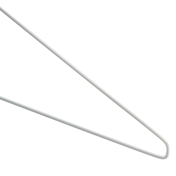 White Wire Dry Cleaning Coat Hangers